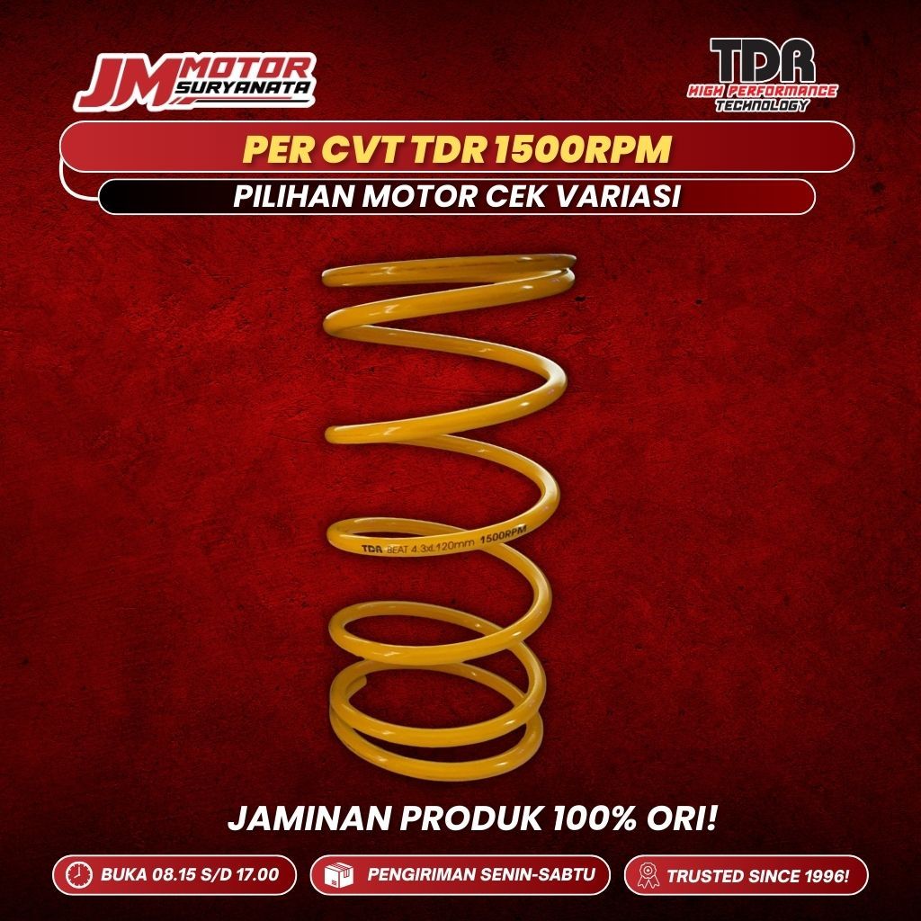 TDR 1500RPM CVT SPRING [MOTORCYCLE CHOICE CHECK VARIATION]