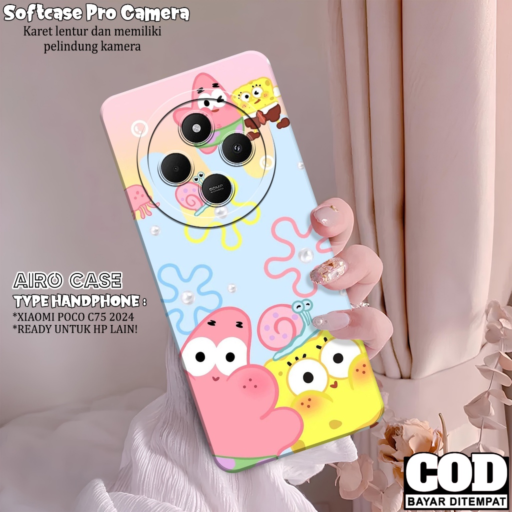 เคส XIAOMI POCO C75 2024 ล่าสุด - เคส XIAOMI POCO C75 2024 Softcase - เคสแฟชั่น CARTOON - เคส XIAOMI
