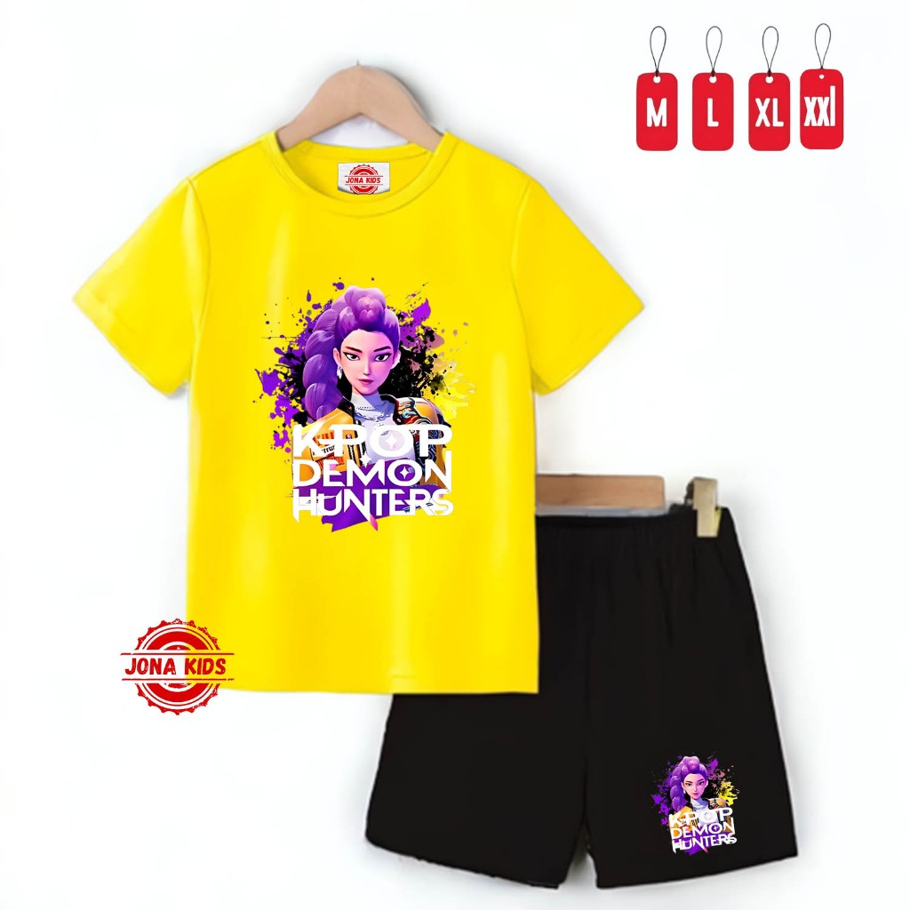 Demon Hunter Rumi Kpop Motif ชุดเด็ก / เสื้อผ้าเด็ก