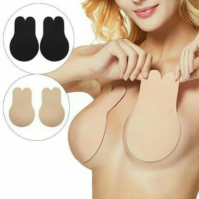 Nipple Pad Cover Invisible Push Up Breast Rabbit Bra L271