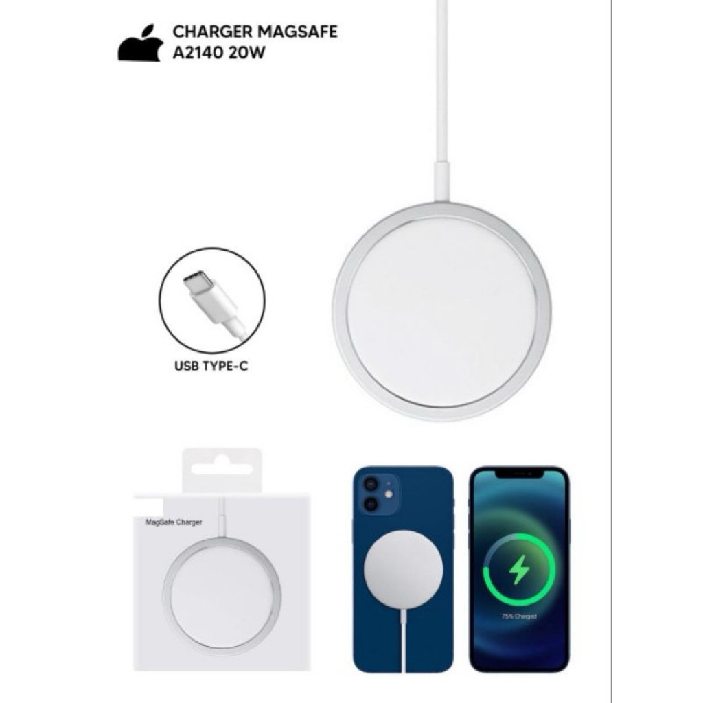 MAGSAFE PREMIUM ORIGINAL สีขาว SUPERFAST CHARGING CHARGER