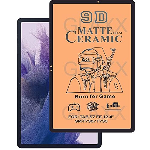 ฟิล์มกันรอยหน้าจอ ฟิล์มด้านเซรามิก Samsung Tab S7 Plus/S7 FE/S7 Lite/Anti-Oil