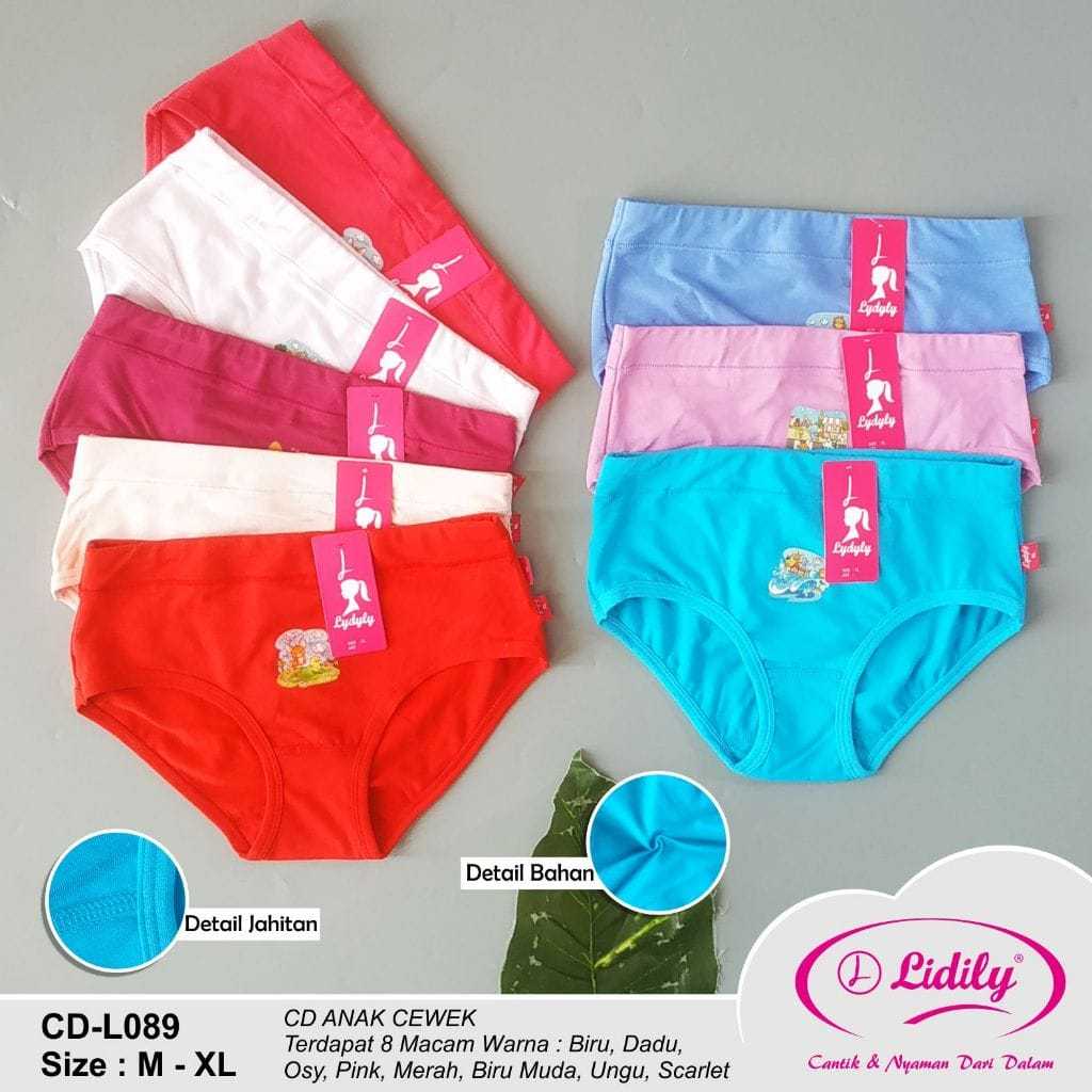 3 ชิ้น LYDYLY CHILDRENS UNDERWEAR L044 - L089 - LYDYLY CHILDREN - ชุดชั้นในเด็กผู้หญิง Lydyly