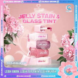 EMINA Jelly Stain & Glass Tint || Lip Tint Korea Glossy Ombre Tahan 12 Jam Ringan