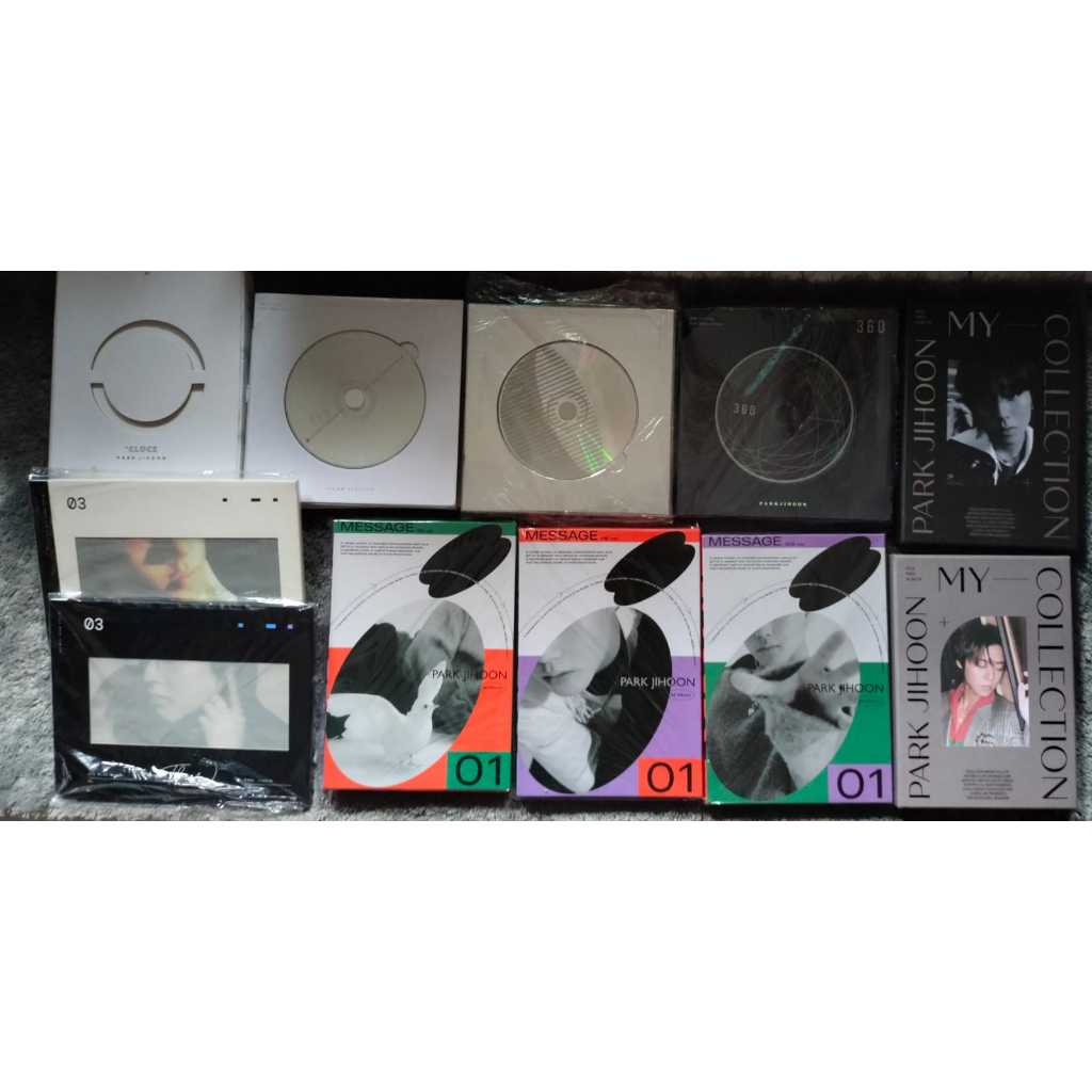 PARK JIHOON SOLOIST ALBUM UNSEALED เท่านั้น