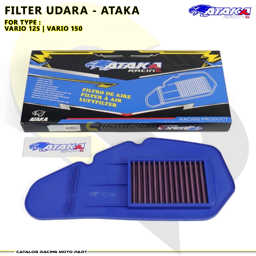 กรองอากาศ ATAKA Racing honda Vario 125 150 OLD