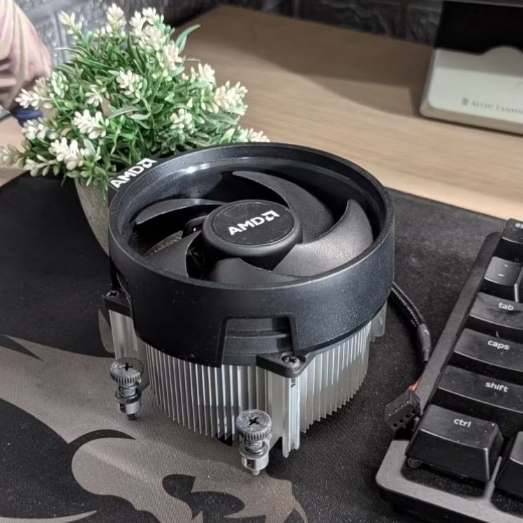 AMD Wraith Spire cooler Stock Original AMD Ryzen ซ็อกเก็ตโปรเซสเซอร์ AM4 AM5 พร้อมทองแดงทองแดงทองแดง