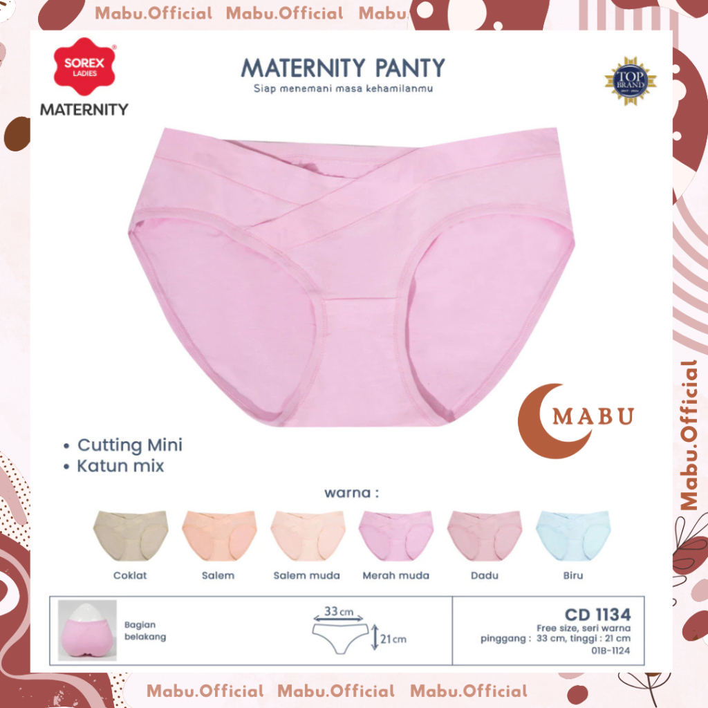 Sorex Cd Maternity Panty Mini / Plain Mini Maternity Pants
