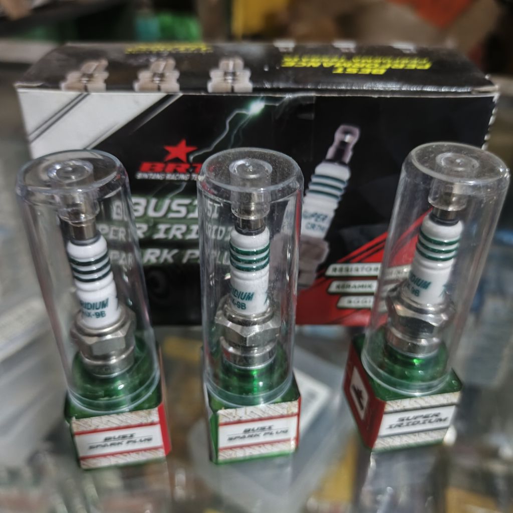 หัวเทียน BRT CR7HIX-9B Jupiter Z Mio Nouvo X RIDE Vega KLX BRT Racing เดิม