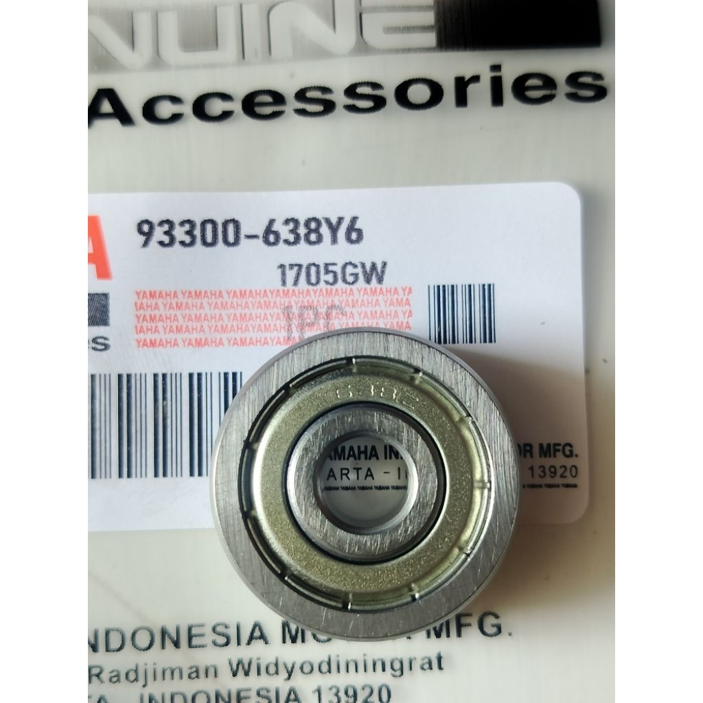 BEARING BERING LAHER LAHAR KLAHER BAK CVT MIO SMILE MIO OLD MIO SPORTY 638 zz