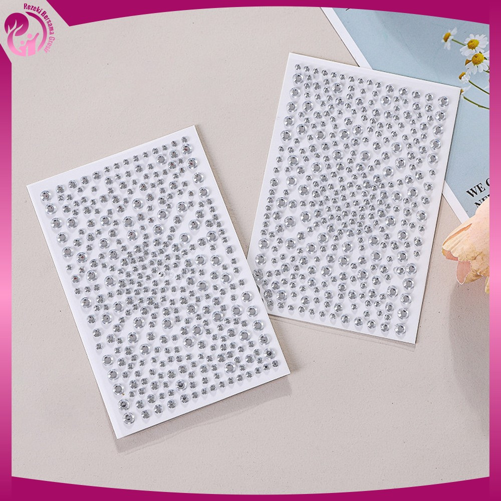 MATA Pearl Face Sticker Set / Makeup Eye Decorative Sticker Face Gem Crystal Sticker คอสเพลย์ Fortun