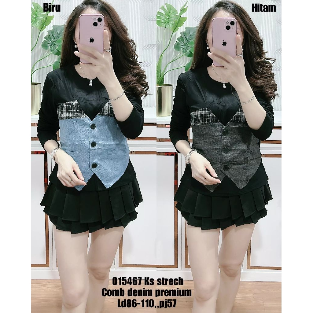 015467 Ks หวียืด denim พรีเมี่ยม 20,000
