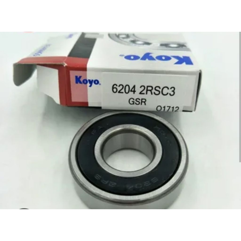 MESIN PULLEY BEARING, MOTORCYCLE/CAR และเครื่องยนต์ในระยะ 6204 2RSC3 KOYO