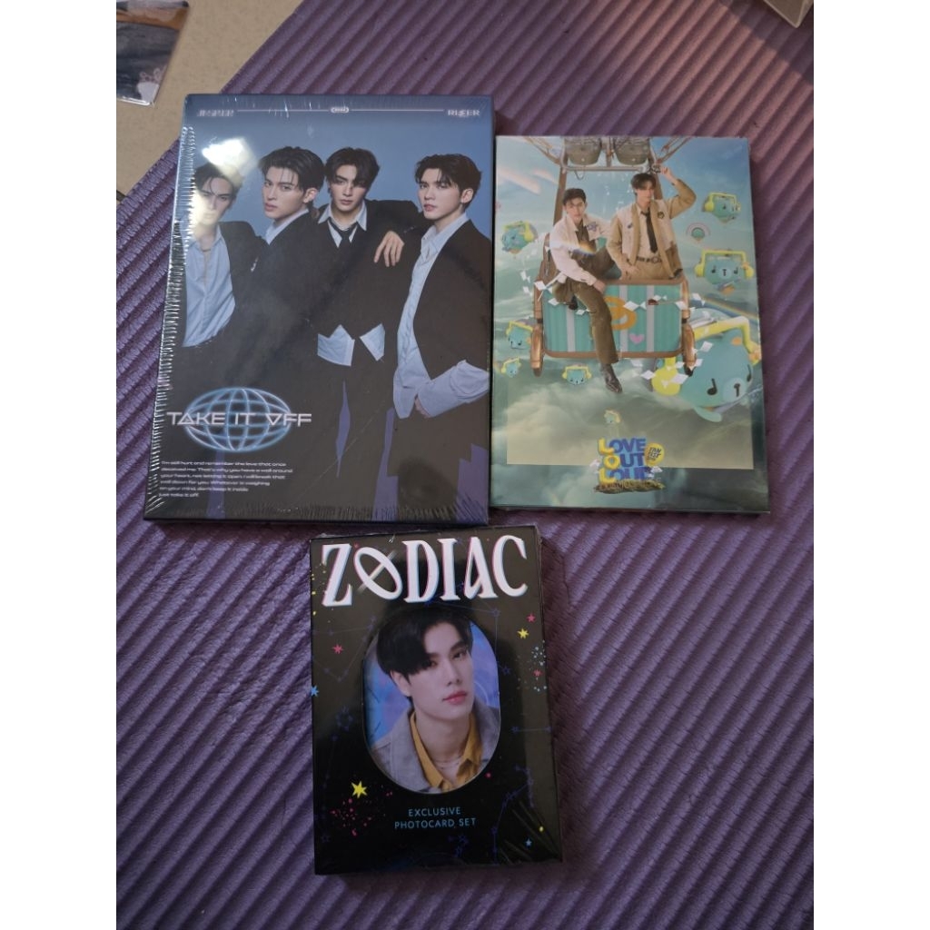 SEALED ALBUM JASPER TAKE IT OFF MINIPHOTOSET PONDPHAWIN ZODIAC PHUWIN GMMTV