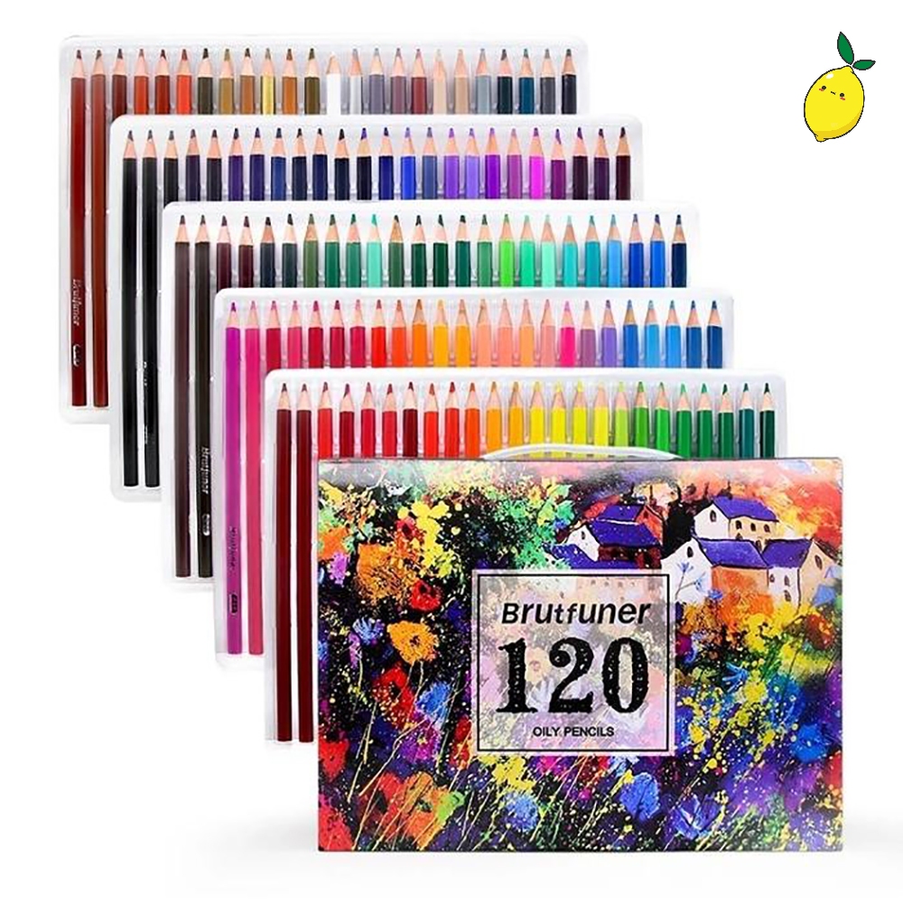 Brutfuner Color Pencil / Color Pencil / Oil Pencil Artist Color Set 120 สี