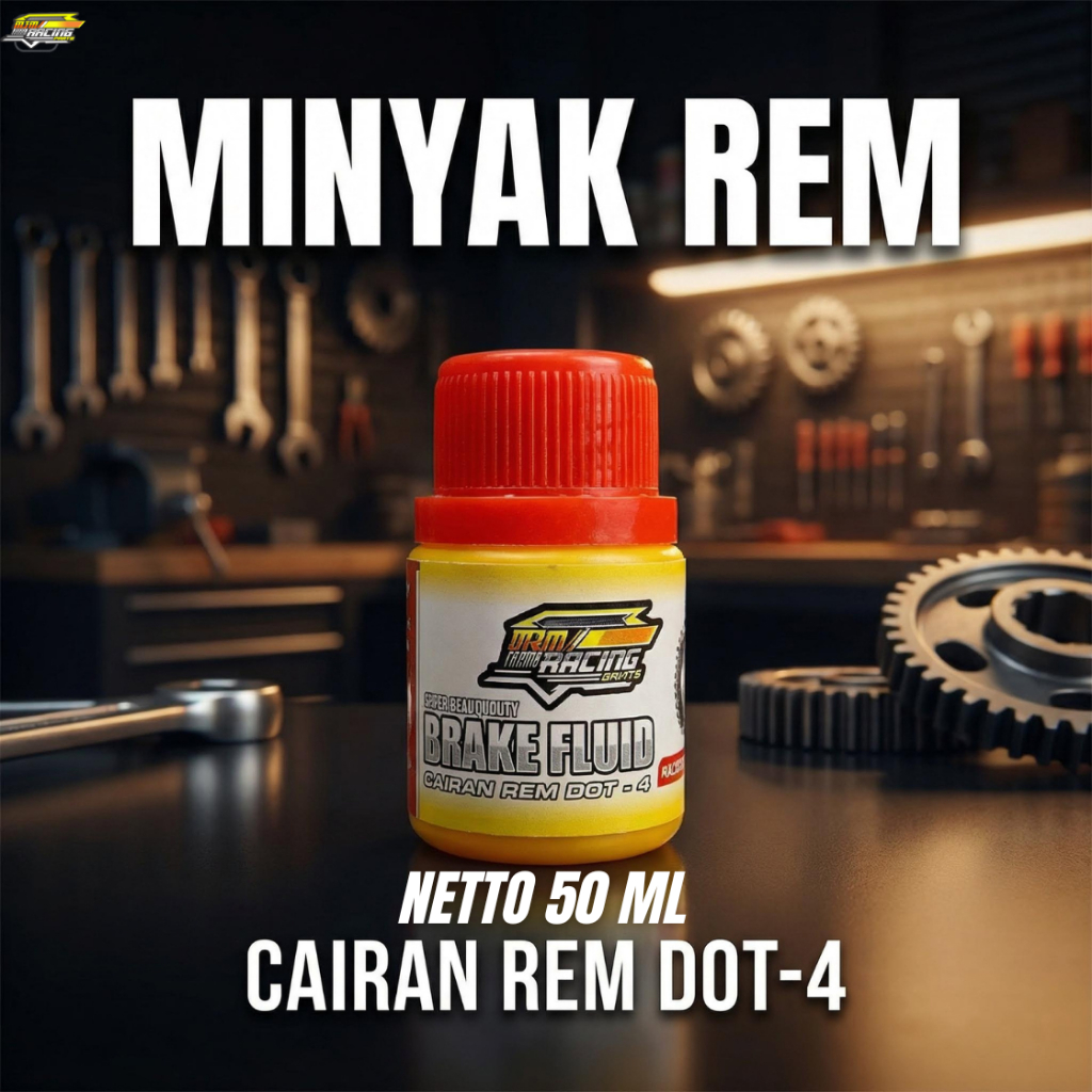 MJM58 DOT-4 BRAKE FLUID ขนาด 50ML RACING BRAKE FLUID