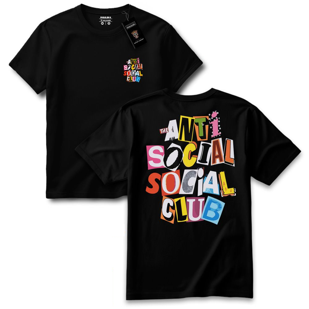 KATUN พรีเมี่ยมผ้าฝ้าย 24S พิมพ์ ASSC เสื้อยืด Hype Anti Social Social Club เสื้อยืด ASSC เสื้อ