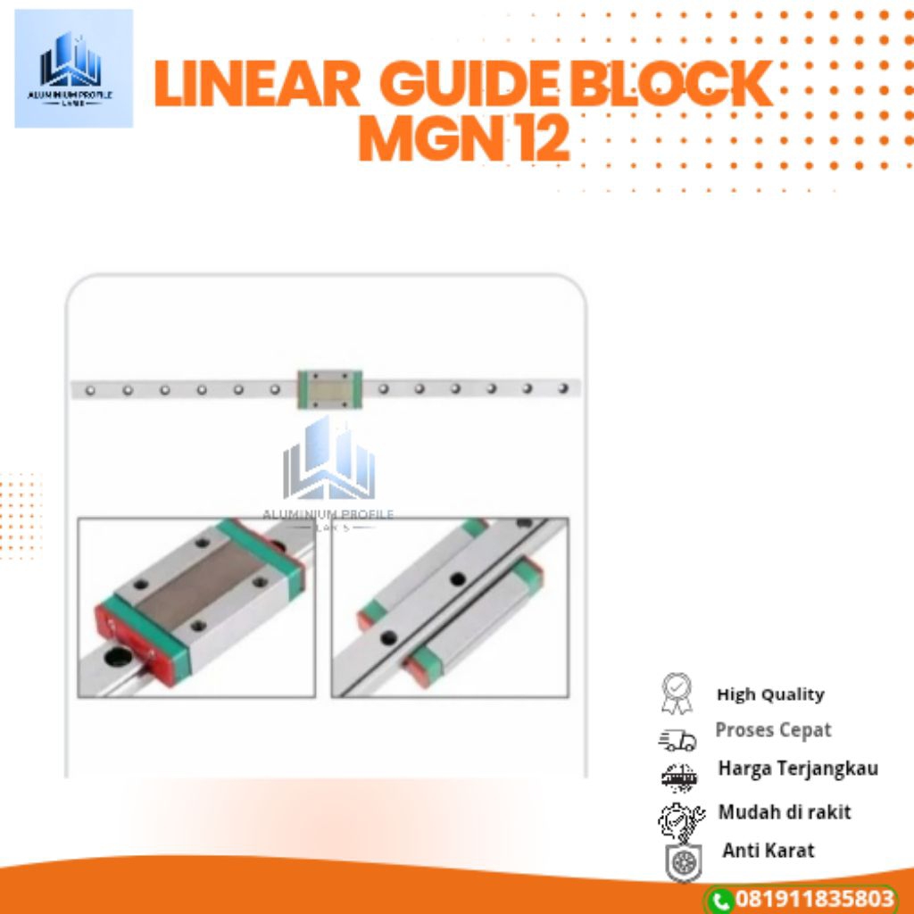 LINEAR BLOCK MGN12H - คุณภาพสูง