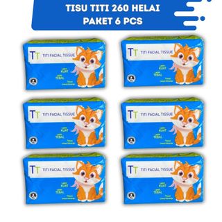 PAKET 6 PCS TISSUE TITI 260 HELAI
