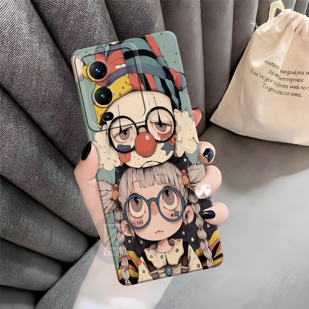 เคส HP Vivo V25 Pro - เคสโทรศัพท์ Vivo V25 Pro - เคสแฟชั่นการ์ตูน - กล้อง Pro - Vivo V25 Pro Softcas
