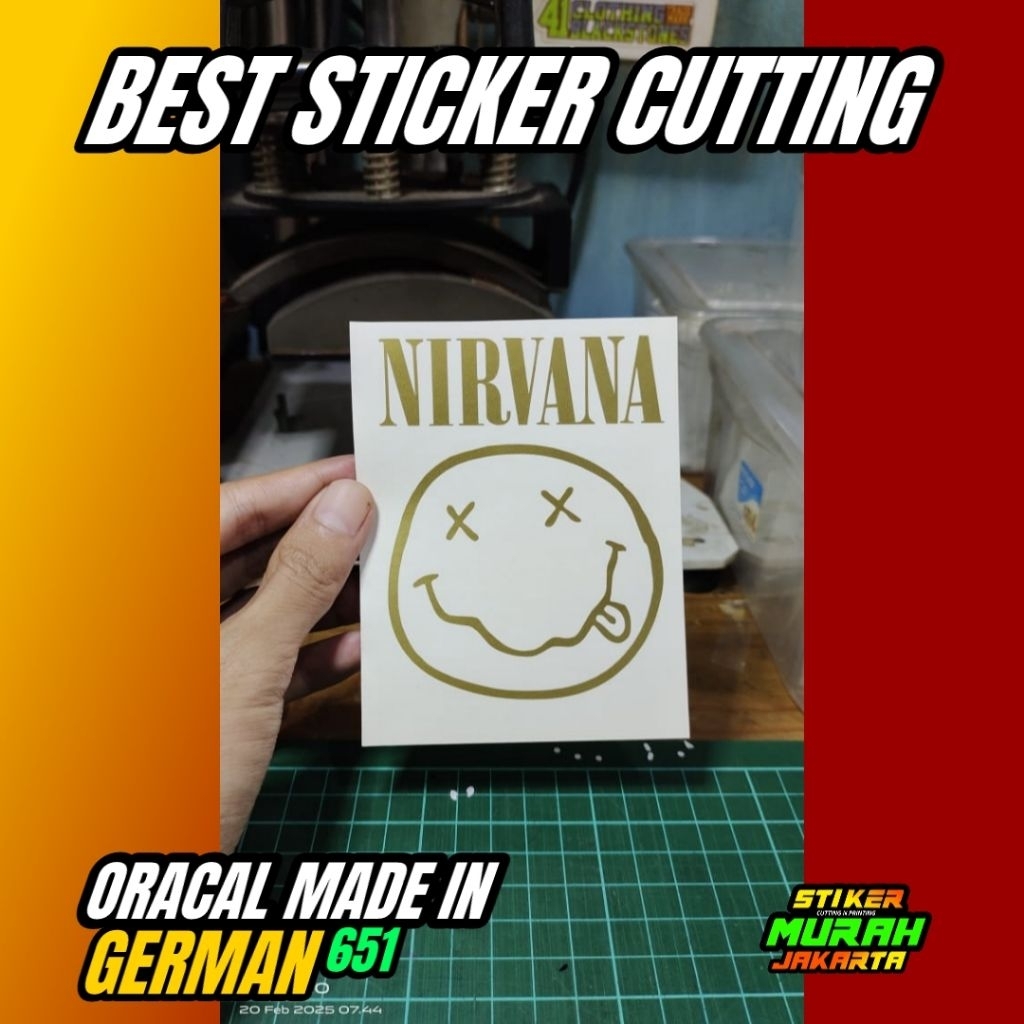 สติ๊กเกอร์ NIRVANA 2 สติ๊กเกอร์ตัดแบบกําหนดเอง