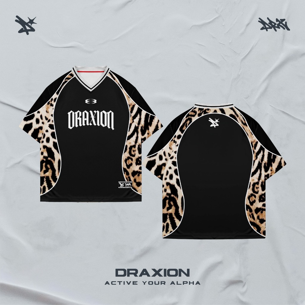TORQUEFIT Jersey Vintage Leopard Unisex Jersey Vintage Retro Adult Jersey