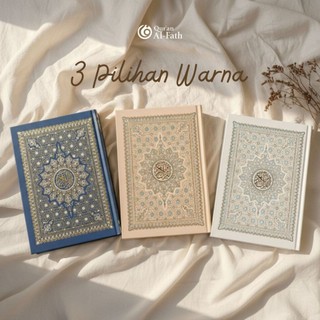 Al Fath - Al Qur'an Premium Custom Nama Motif Embos ( Diamond Artic Original ) / Alquran Seserahan Pernikahan Bisa Dikasih Nama