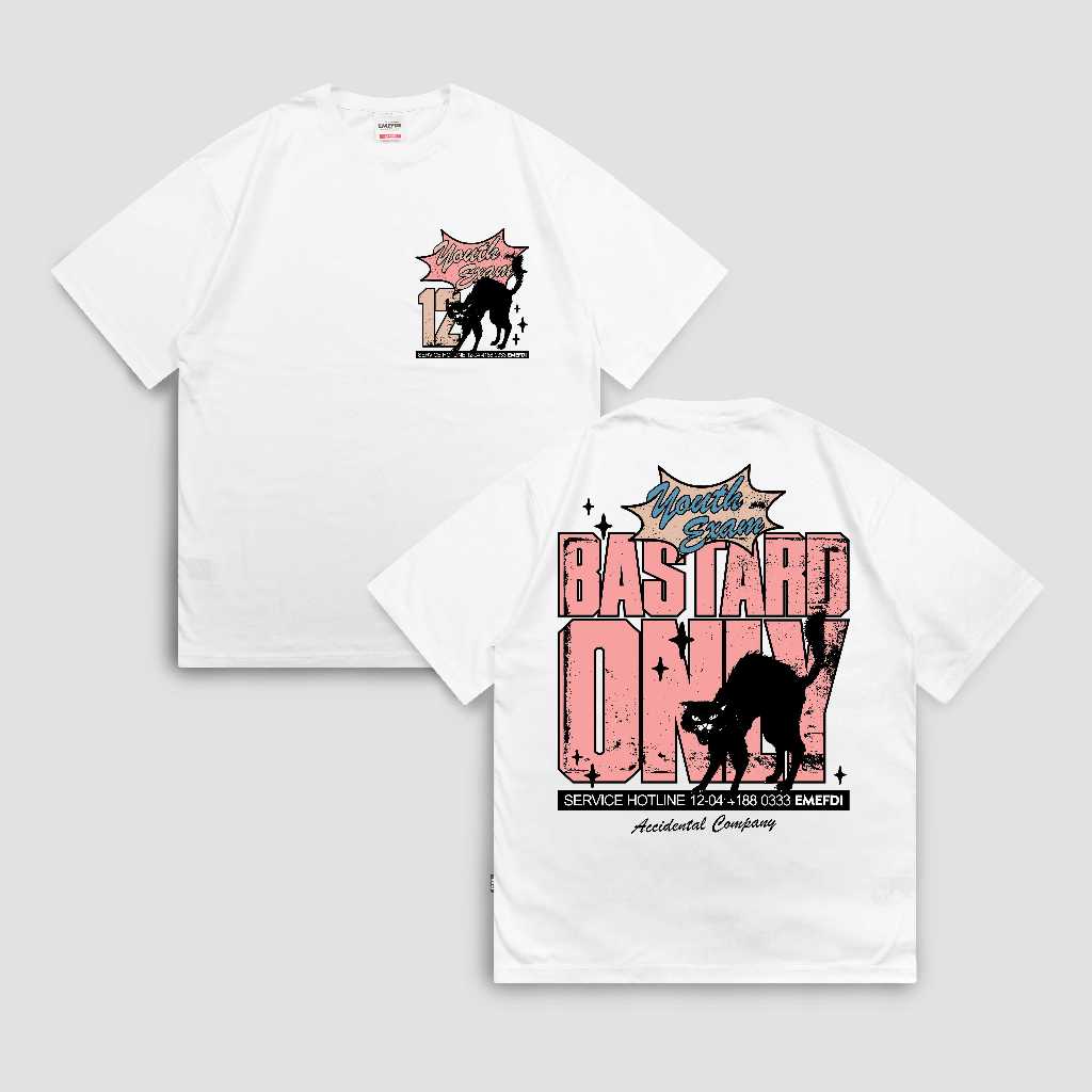 EMEFDI TSHIRT OVERSIZE รหัส PARTICULAR WHTE - COTTON TSHIRT
