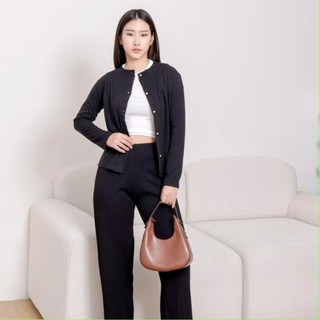 Lizzie Cardigan - Atasan Wanita Lengan Panjang Cardigan Kancing Korean Style