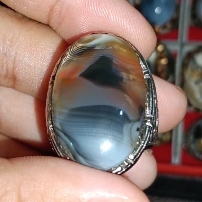 แหวนหินคอรัลหนงกา 27Bu20B7mm