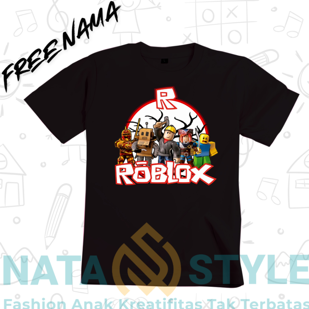 Roblox Kids T-shirts I Roblox Kids Clothes I ฟรีล่าสุด NAME