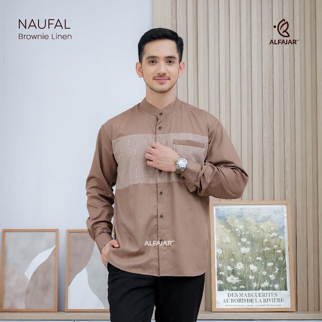 KATUN Alfajar - เสื้อ Koko สําหรับผู้ชายมุสลิม / Eid Koko