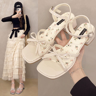 Sepatu Hak Tahu Tinggi 5cm Sandal Import High Block Heels Ankle Strap Sendal Tumit Tali Gesper Casual Kasual Wanita Terbaru Kekinian Korean Style Sol Karet Kulit Elegant Kondangan Simple Elegan Premium Outdoor Korea - Ukuran 35 36 37 38 39 40
