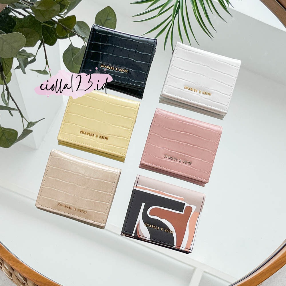 CK008 MINI FOLDING WALLET CK PRINTED WALLET - EMBOSSED EMBOSSED