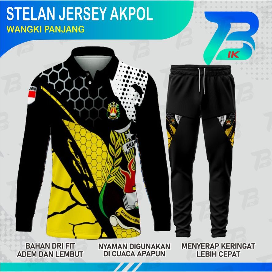 WANGKI LONG SLEEVE JERSEY SET AKP0L / AKP0L LONG SLEEVE COLLAR JERSEY / FULLPRINTING JERSEY / AKP0L 