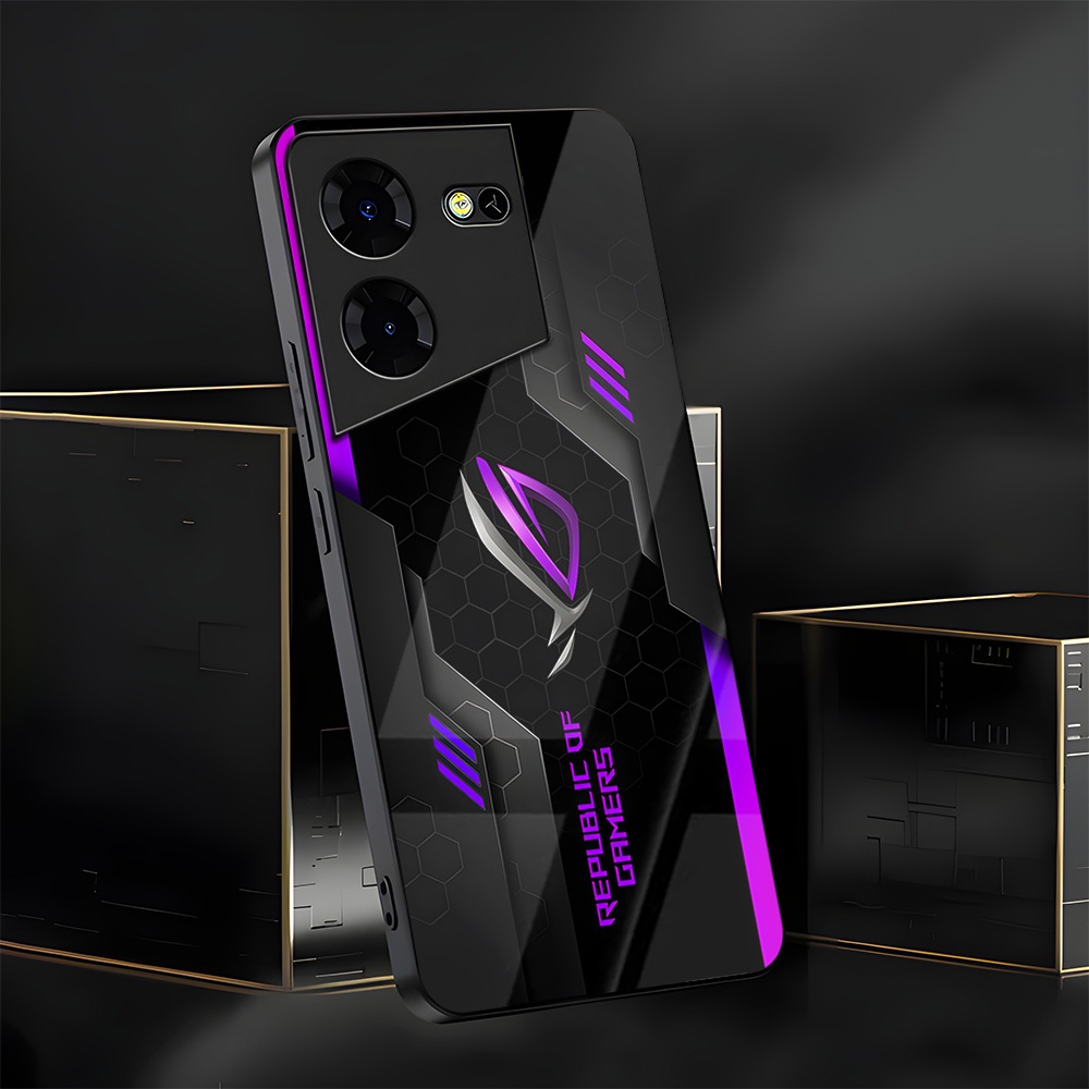 [CC15] SOFTCASE TECNO POVA 5 | POVA 5 PRO เคสกระจกมันเงา | เคส Tecno Pova | เคสเท่ๆน่ารักๆ | บดขยี้เ
