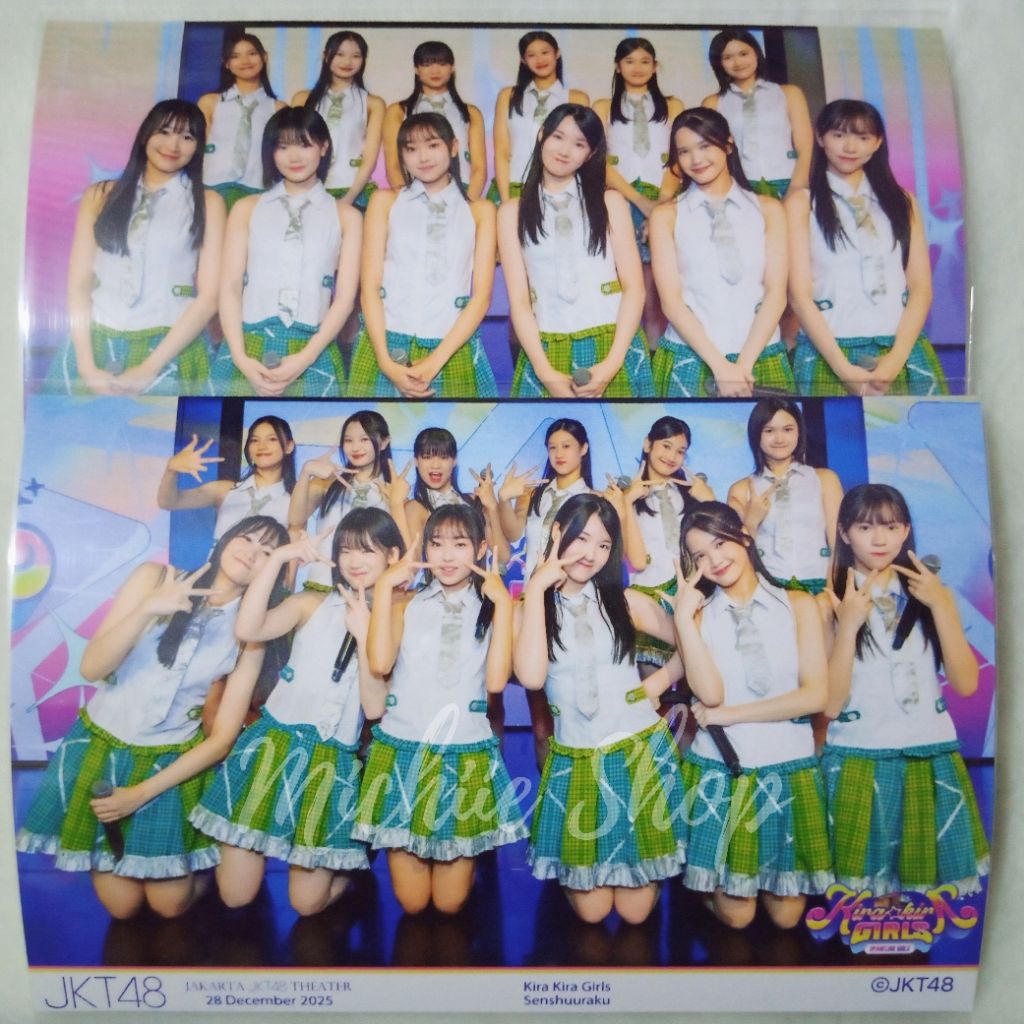 PHOTOGROUP SENSHUURAKU KIRA-KIRA GIRLS JKT48 TRAINEE ชุดพิเศษ / กลุ่มภาพ JKT48 Senshuuraku Kira Girl