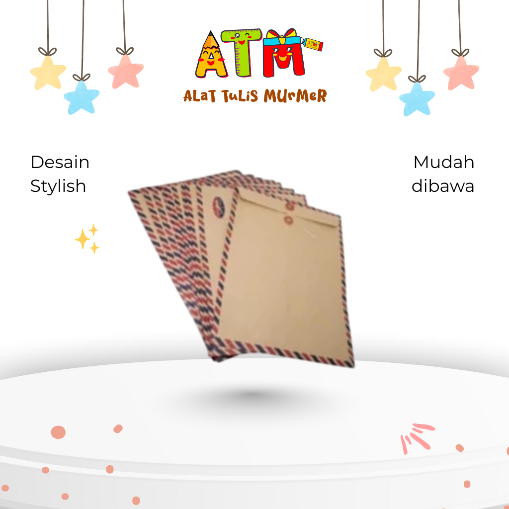 สีน้ําตาล ENVELOPE/GLOBE ENVELOPE AM+T310 25X35