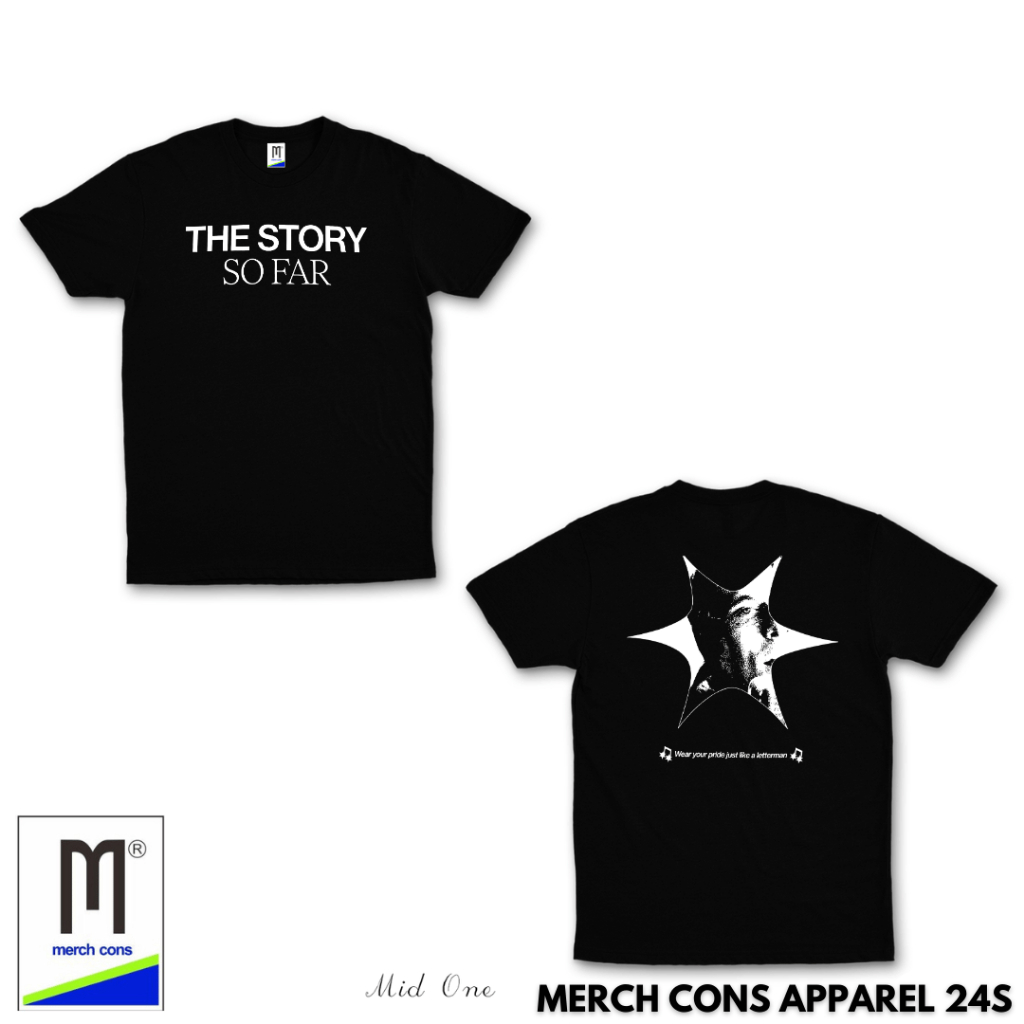 เสื้อยืด THE STORY SO FAR BAND (TSSF) TAG MERCHCONS APPAREL BASIC 24S OUTER SIZE / H18