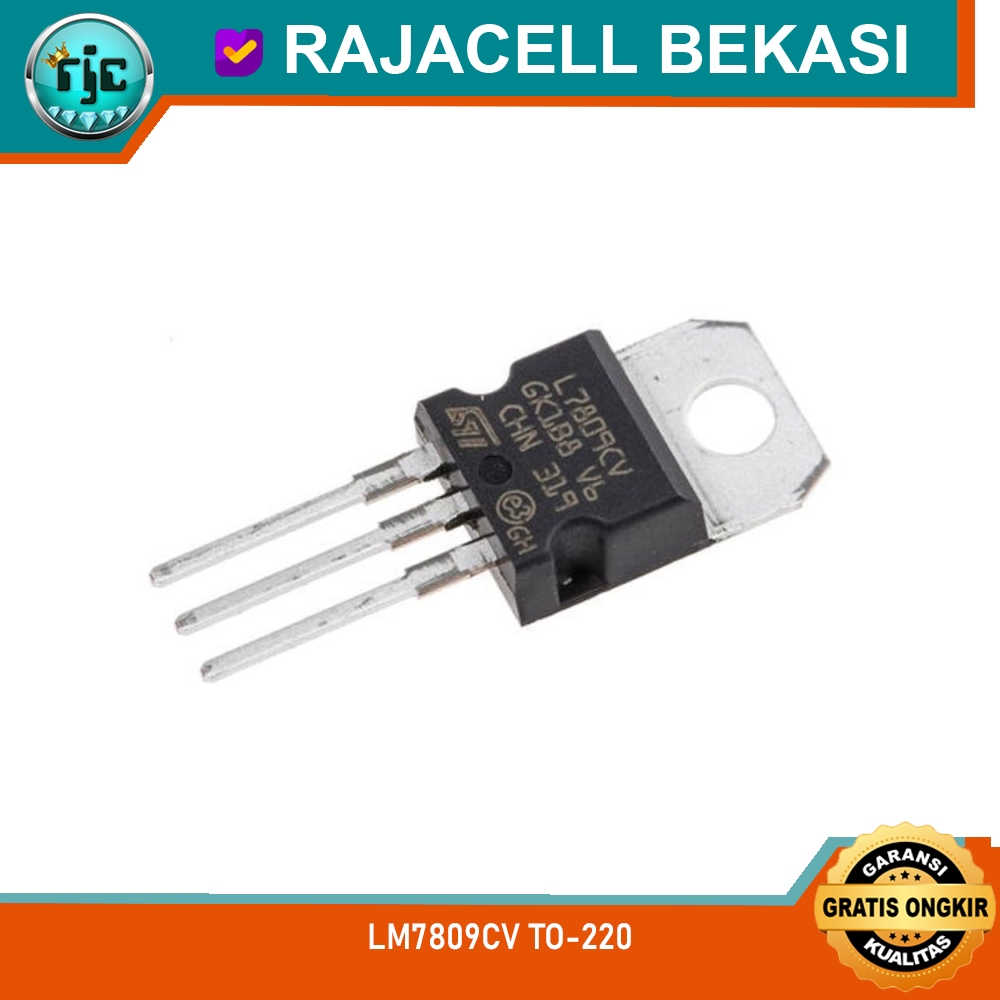 IC LM7809CV TO-220 เครื่องปรับแรงดันไฟฟ้าบวก + 9V 1.5A L7809 LM7809 Linear Regulator เดิม