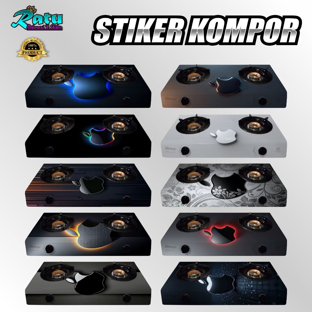 K4-MODERN GAS STOVE MAGICOM สติ๊กเกอร์ / 50 MOTIF สติ๊กเกอร์สําหรับ 1 BURNER และ 2 BURNER GAS STOVES