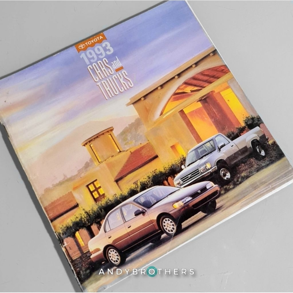 หนังสือTOYOTA / Brochure / Booklet / Catalog Model Range (รถยนต์และรถบรรทุก) 1993 ORIGINAL