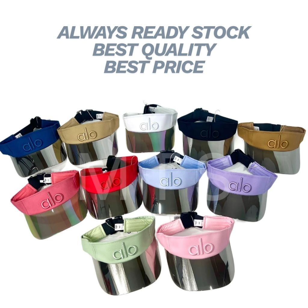 (คุณภาพสูง) ALO VISOR CAP UNISEX / JOGGING CAP / FITNESS CAP / GOLF CAP / YOGA / CASUAL / SPORTS
