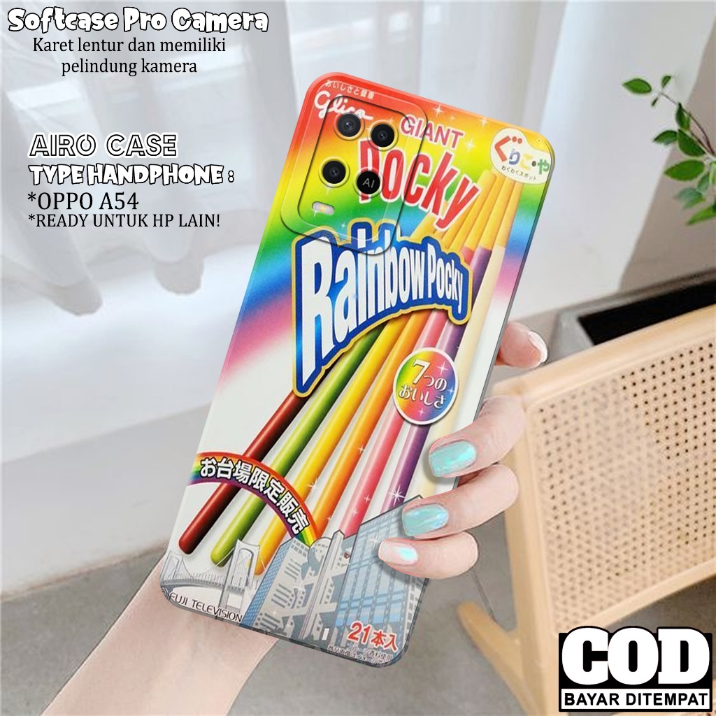 เคส Oppo A54 - เคส Oppo A54 Softcase - เคสอาหารแฟชั่น - เคส Oppo A54 - เคส Pro Camera Softcase - Tpu