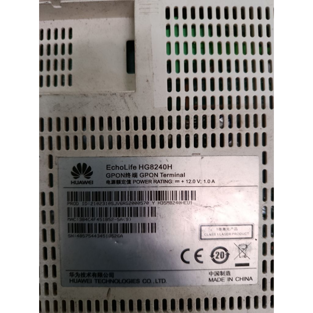 Huawei HG8240H/HG8245H Wifi