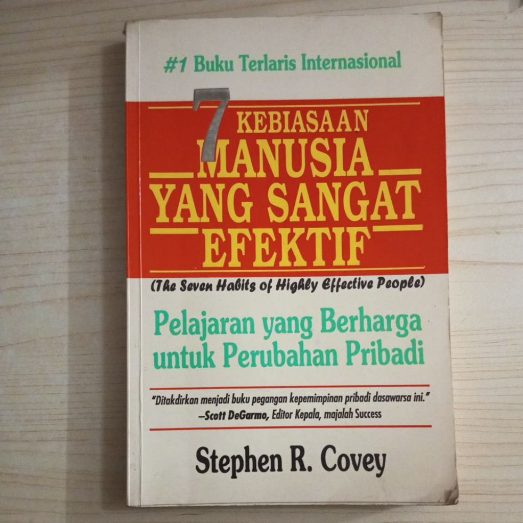 หนังสือ 7 VERY EFFECTIVE HUMAN HABITS โดย STEPHEN R COVEY