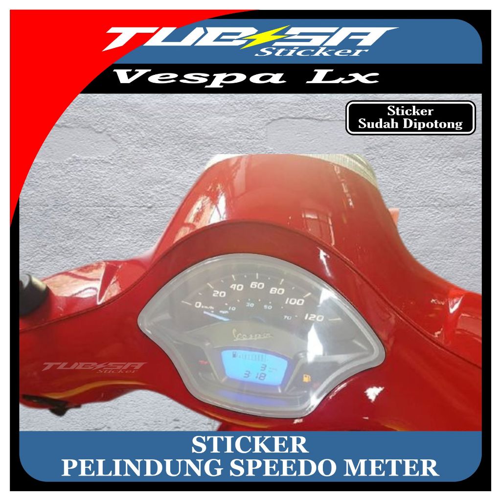 สติ๊กเกอร์ป้องกัน Vespa LX / S 125/150 Spido | สติ๊กเกอร์กันรอย Vespa LX / S 125/150 | สติ๊กเกอร์กัน