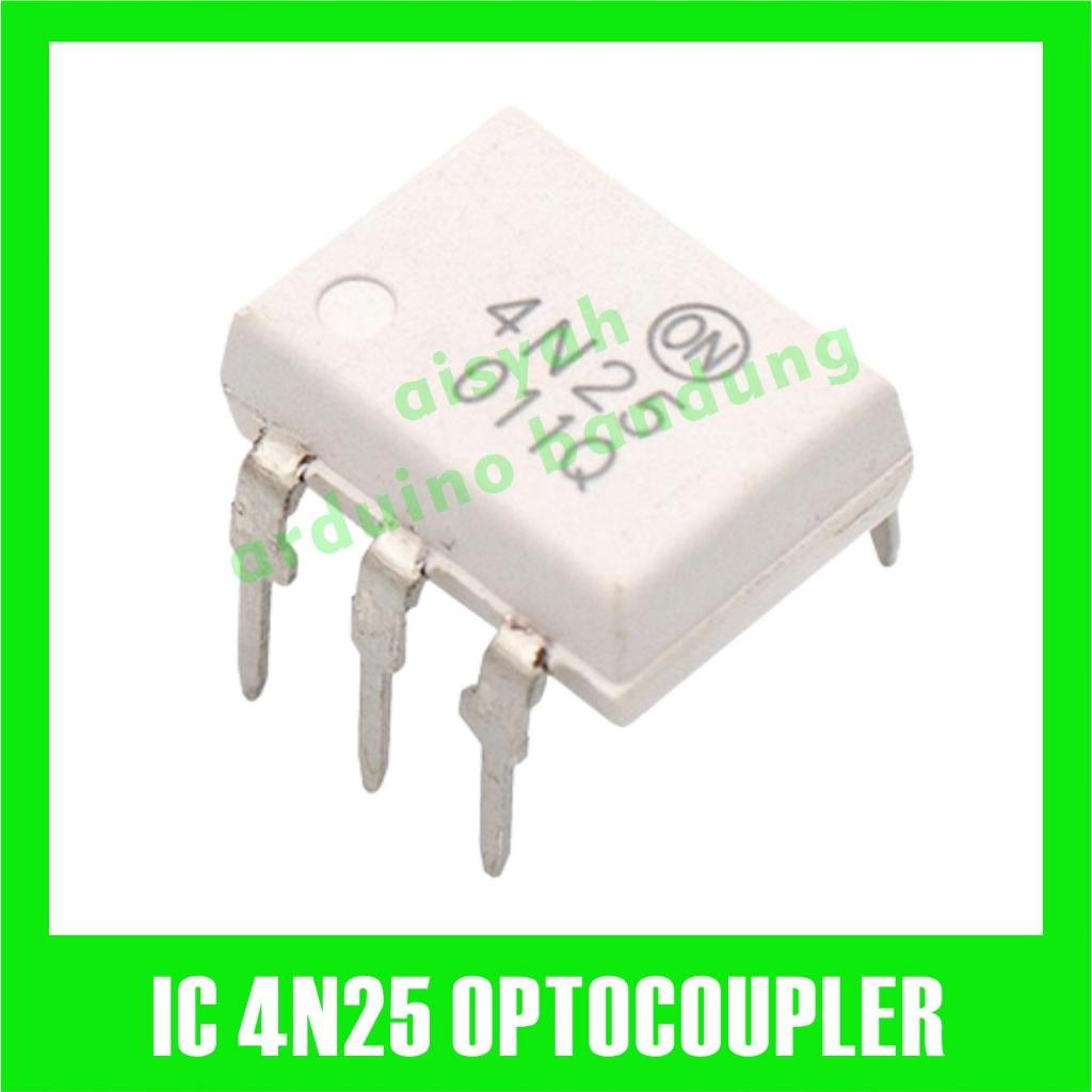 Optocoupler 4N25 การสลับความเร็วสูง IC 4N25 6P 6PIN 6 P Opto coupler