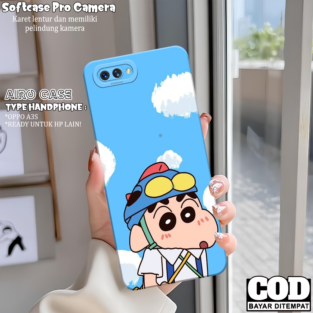 เคส Oppo a3s ล่าสุด - เคส Oppo a3s Softcase - เคสแฟชั่นการ์ตูน - เคส Oppo a3s - Pro Camera Softcase 