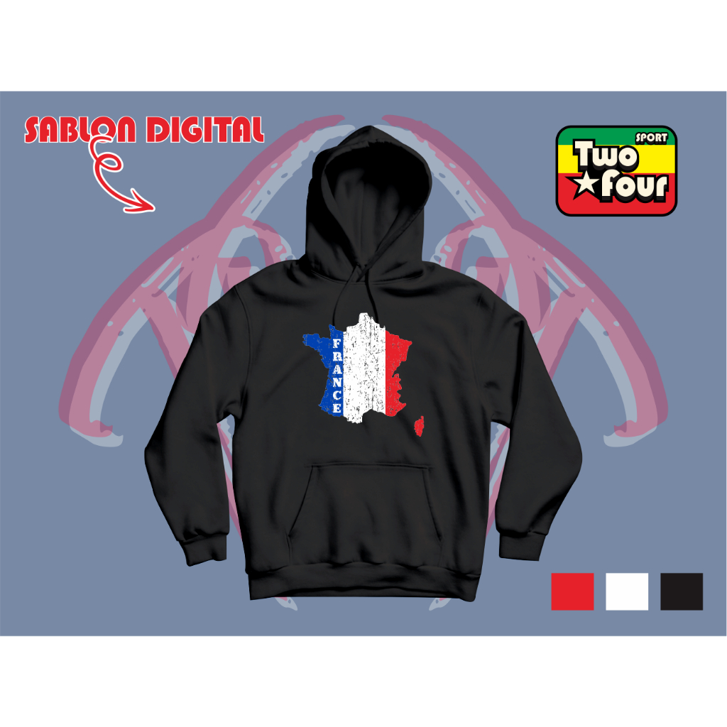 FRANCE PARIS SOUVENIR HOODIE - FRANCE FLAG PARIS PRANCE HOODIE JACKET MANY MODELS